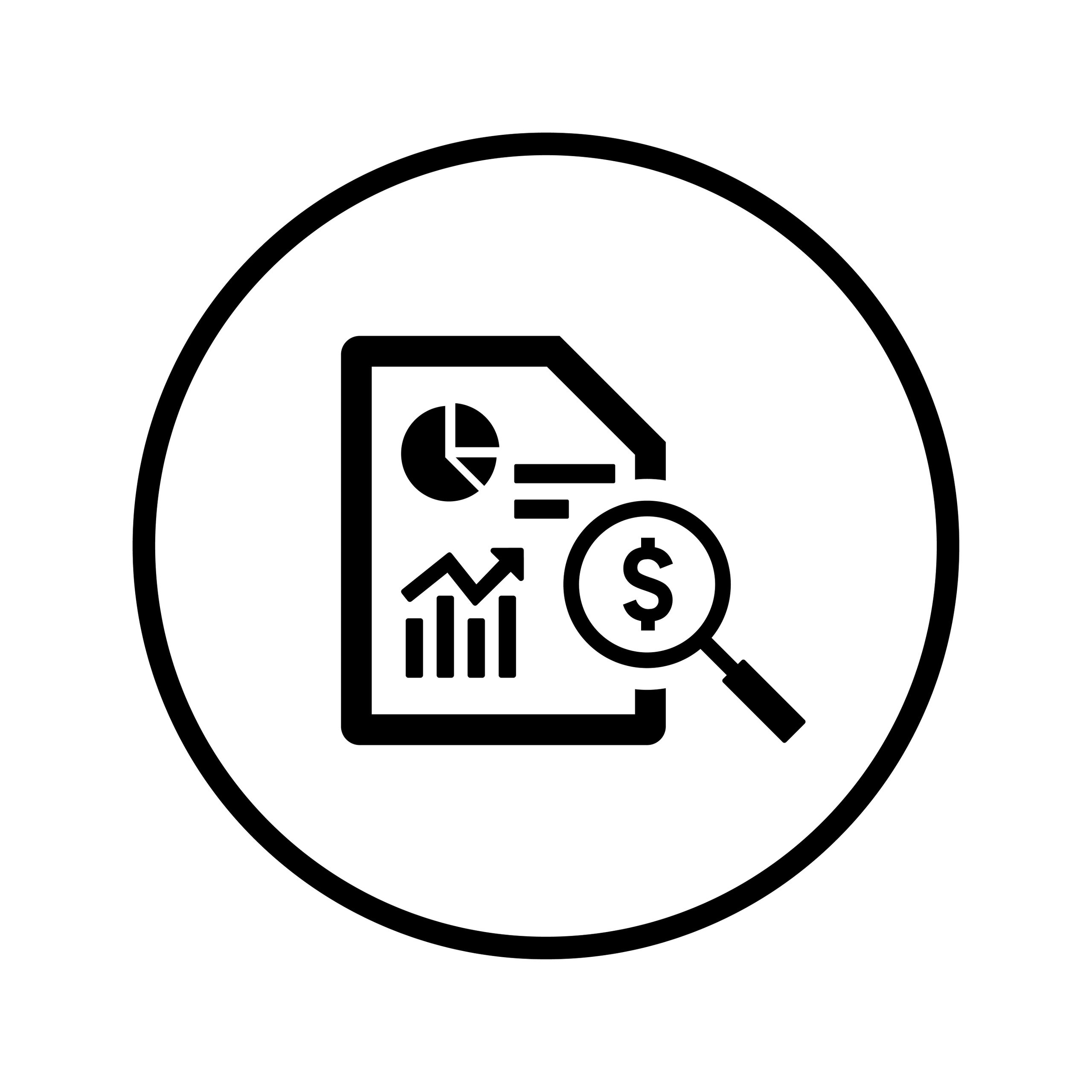 financial report icon